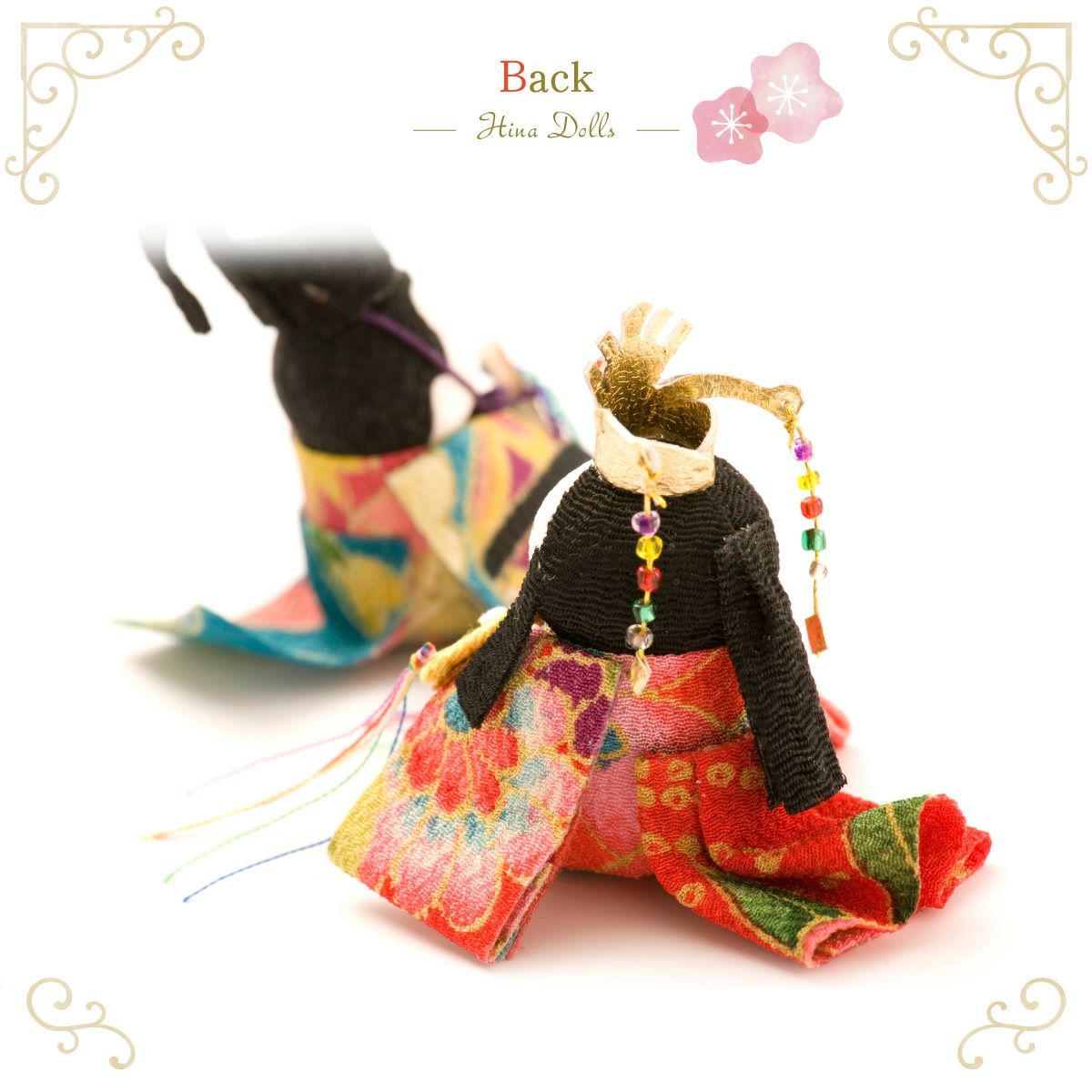 ◆美品◆龍虎堂◆卓上吊るし輪かざり◆わらべ雛◆ちりめん細工◆ 雛人形 コンパクト かわいい 卓上ミニ輪飾りわらべ雛 吊るし雛