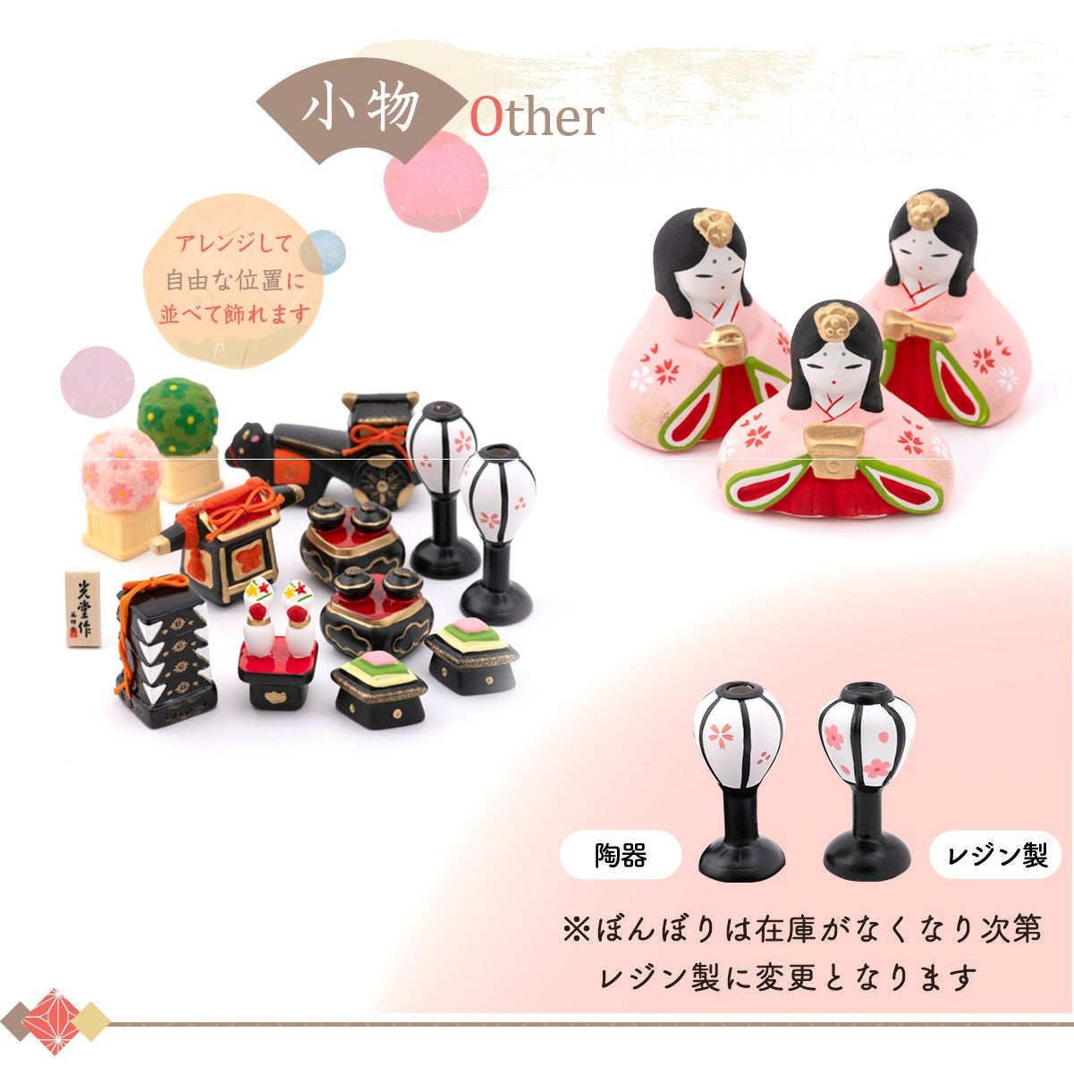 雛人形 コンパクト かわいい 三段飾り 桐箱 錦彩華みやび雛 五人飾り